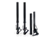 Wilbers Black Fork Tube Replacements / Stock Replacement Fork Components - All black / R NINE T